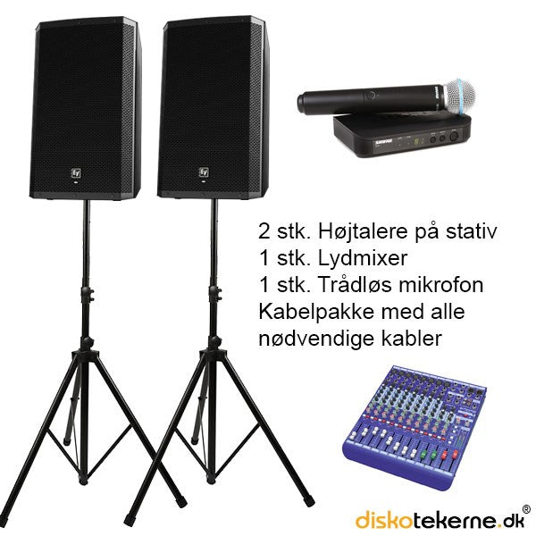 Udlejning af lyd og lys anlæg hos diskotekerne.dk